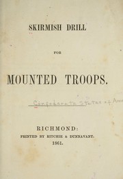 Cover of: Skirmish drill for mounted troops