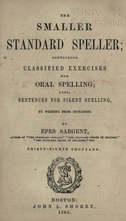 The smaller standard speller by Epes Sargent