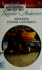Cover of: Mistress under contract by Natalie Anderson