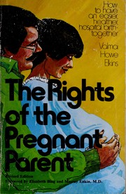 Cover of: The rights of the pregnant parent by Valmai Howe Elkins