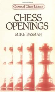 Chess openings by Mike Basman