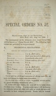 Cover of: Special orders no. 52