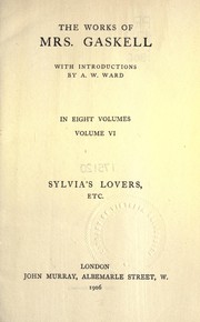 Cover of: Sylvia's lovers, etc