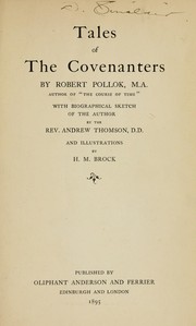Cover of: Tales of the Covenanters: With biographical sketch of the author