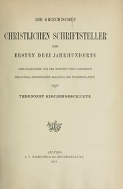 Cover of: Theodoret, Kirchengeschichte.