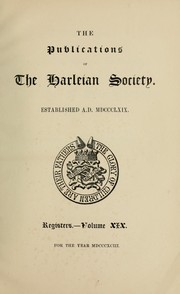Cover of: The register of St. Margaret's Westminister, London 1600-1675 by transcribed by (the late) Herbert F. Westlake ; ed. by Lawrence E. Tanner.