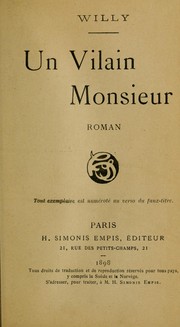 Cover of: Un vilain monsieur!: roman