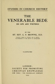 Cover of: The Venerable Bede: his life and writings