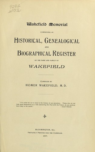 Wakefield memorial