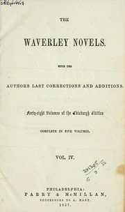 Cover of: The Waverley novels, with the author's last corrections, and additions