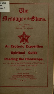 Cover of: The message of the stars