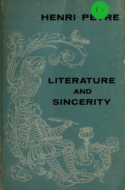 Literature and sincerity by Henri Peyre