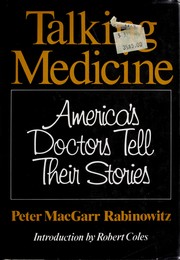 Cover of: Talking Medicine PM Rabinowitz by Peter MacGarr Rabinowitz