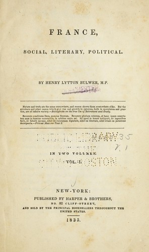 France, social, literary, political