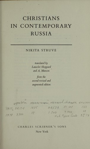 Christians in contemporary Russia.