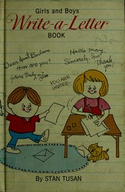 Cover of: Girls and boys write-a-letter book.