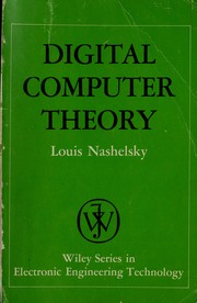 Cover of: Digital computer theory.