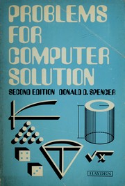 Cover of: Problems for computer solution