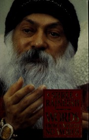 Cover of: Shree Rajneesh Words from a Man of No Words