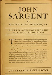 Cover of: John Sargent