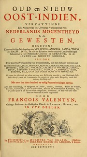 Cover of: Oud en nieuw Oost-Indiën by François Valentijn