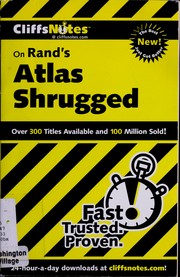 Cover of: CliffsNotes Atlas shrugged