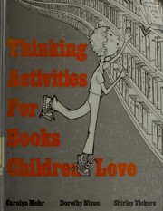 Cover of: Thinking activities for books children love