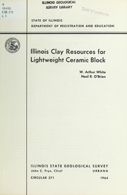 Cover of: Illinois clay resources for lightweight ceramic block