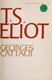 Cover of: T. S. Eliot.