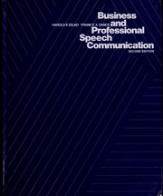 Business and professional speech communication by Harold P. Zelko