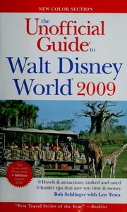 Cover of: The unofficial guide to Walt Disney World 2009
