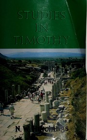 Cover of: Studies in Timothy by N. W. Hutchings