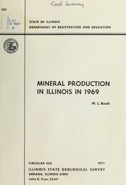 Cover of: Mineral production in Illinois in 1969