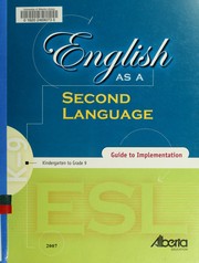 Cover of: English as a second language (ESL)