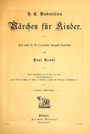 Cover of: Märchen für Kinder