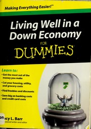Cover of: Living well in a down economy for dummies