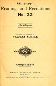 Cover of: Monologues