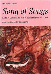 Cover of: Song of Songs: With the Book of Ruth, Lamentations, Ecclesiastes and the Book of Esther (The People's Bible)