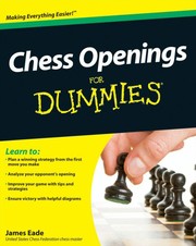 Chess Openings for Dummies by James Eade