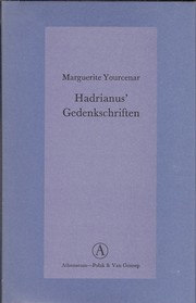 Cover of: Hadrianus' gedenkschriften by 