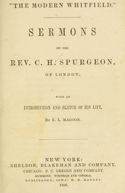 Cover of: "The modern Whitfield.": Sermons of the Rev. C. H. Spurgeon, of London