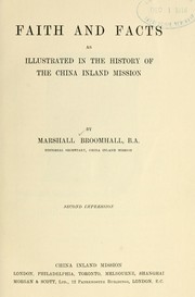 Cover of: Faith and facts by Marshall Broomhall