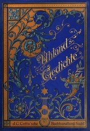 Cover of: Gedichte: Mit Holzchnitten nach Zeichnungen von W.L. Arndt [et al.]