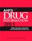 Cover of: AHFS Drug Information