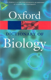 Cover of: Oxford Dictionary of Biology (Oxford Paperback Reference)