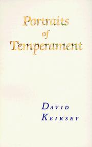 Portraits of temperament by David Keirsey