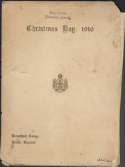 Christmas Day 1916 by Canada. Canadian Army. Battalion, 160th