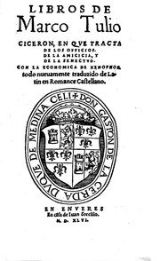 Libros de Marco Tvlio Ciceron by Cicero