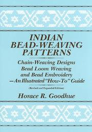 Indian bead-weaving patterns by Horace Goodhue