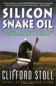 Cover of: Silicon snake oil by Clifford Stoll
